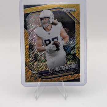 2025 Panini Prizm T.J. Hockenson Gold Shimmer /10 Vikings NFL