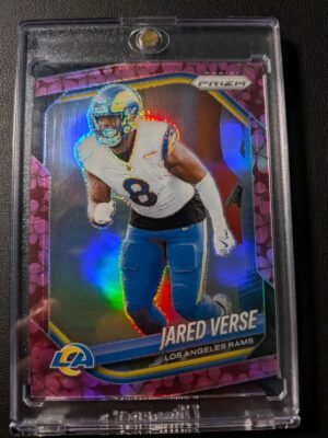 2025 Panini Prizm JARED VERSE  /8 Plum Blossom -  Rare SSP - Browns  - Clean