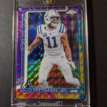 2025 Topps Chrome Michael Pittman Jr. Tie Dye Geometric /2 SSP Clean Steelers