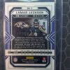 2022 Panini Prizm Obsidian - Lamar Jackson #5 Electric Etch Red Flood 1/29 Mint