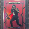 2022 Panini Prizm Obsidian - Lamar Jackson #5 Electric Etch Red Flood 1/29 Mint