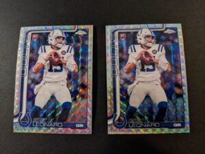 2025 Topps Chrome Riley Leonard #318 Geometric Refractor - low pop