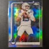 2025 Topps Chrome NFL Riley Leonard  Etch Variation Rookie Refractor Low Pop